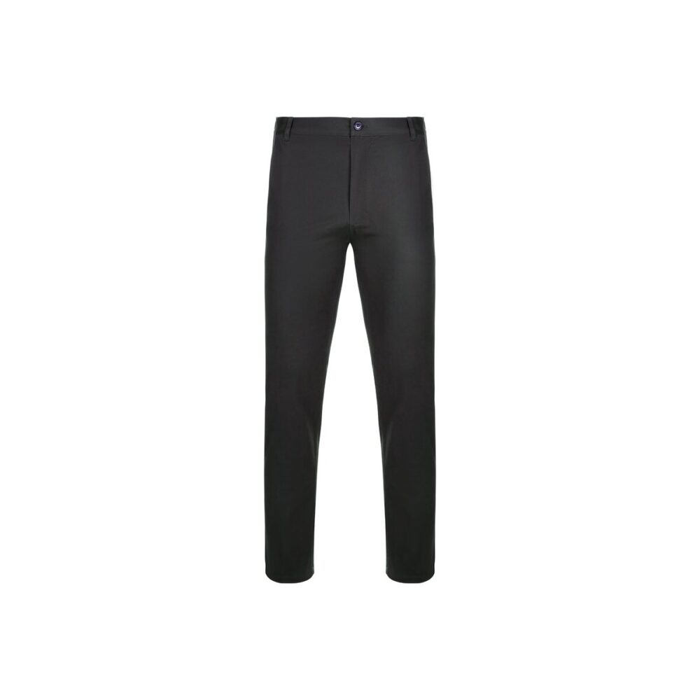 VL VISHNU. Elastyczne spodnie chino unisex (260 g/m²) z bawełny (98%) i elastanu (2%) - Czarny