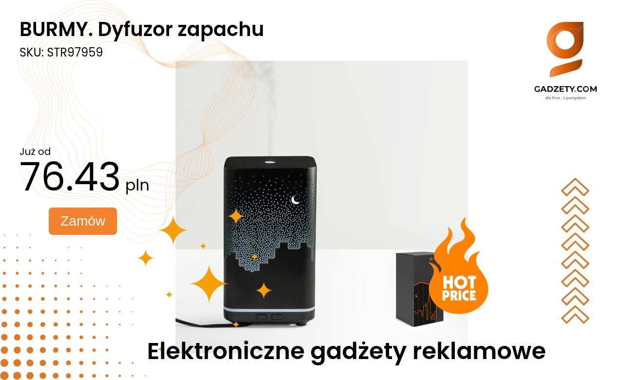 BURMY. Dyfuzor zapachu Dyfuzor zapachu BURMY w eleganckim opakowaniu