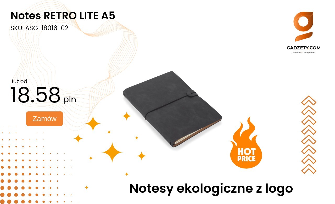 Notes RETRO LITE A5 Notes RETRO LITE w formacie A5