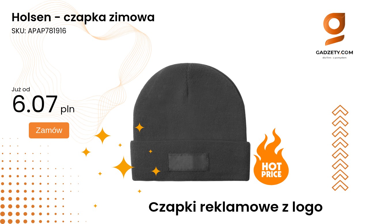 Holsen - czapka zimowa Czapka zimowa marki Holsen