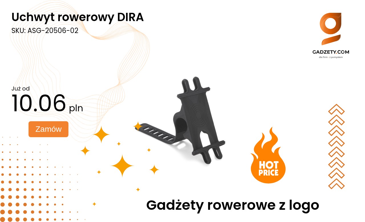 Uchwyt rowerowy DIRA Uchwyt rowerowy DIRA do bezpiecznego mocowania roweru