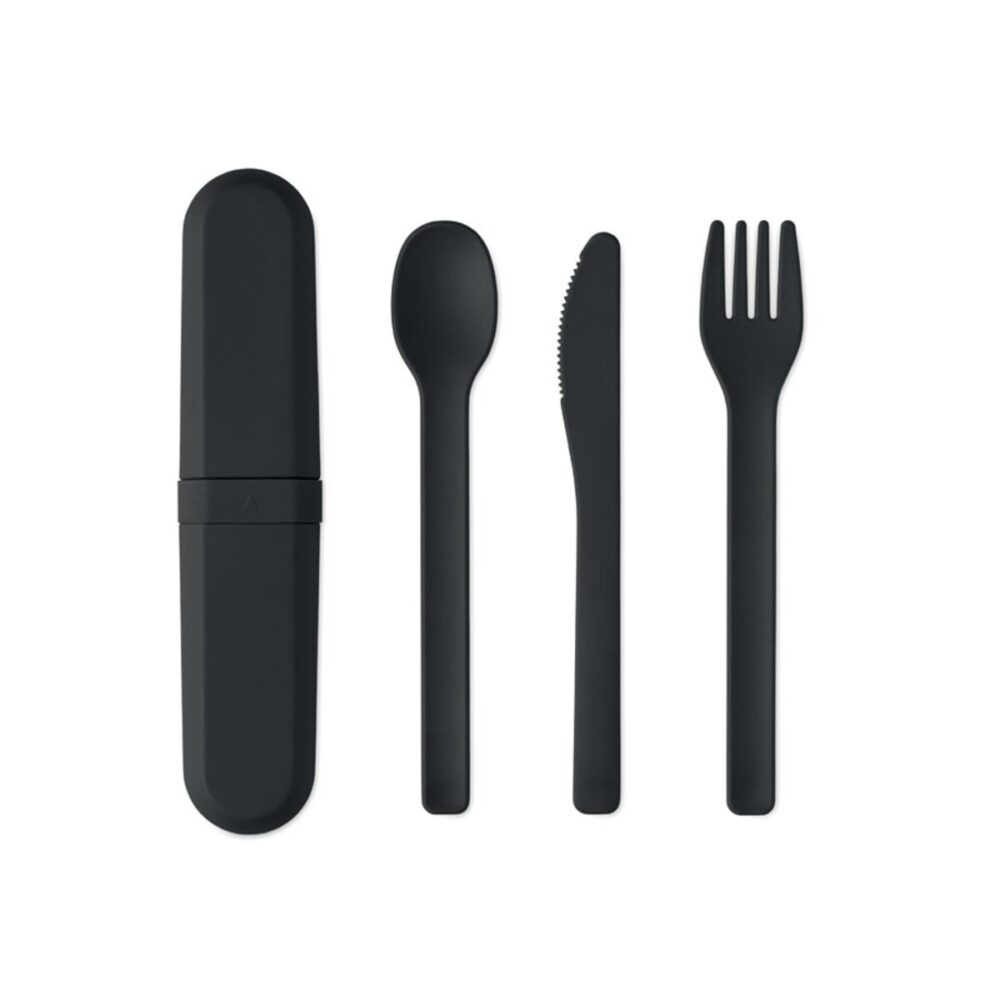 Zestaw sztućców w etui z PLA BITEFUL mo2743-03