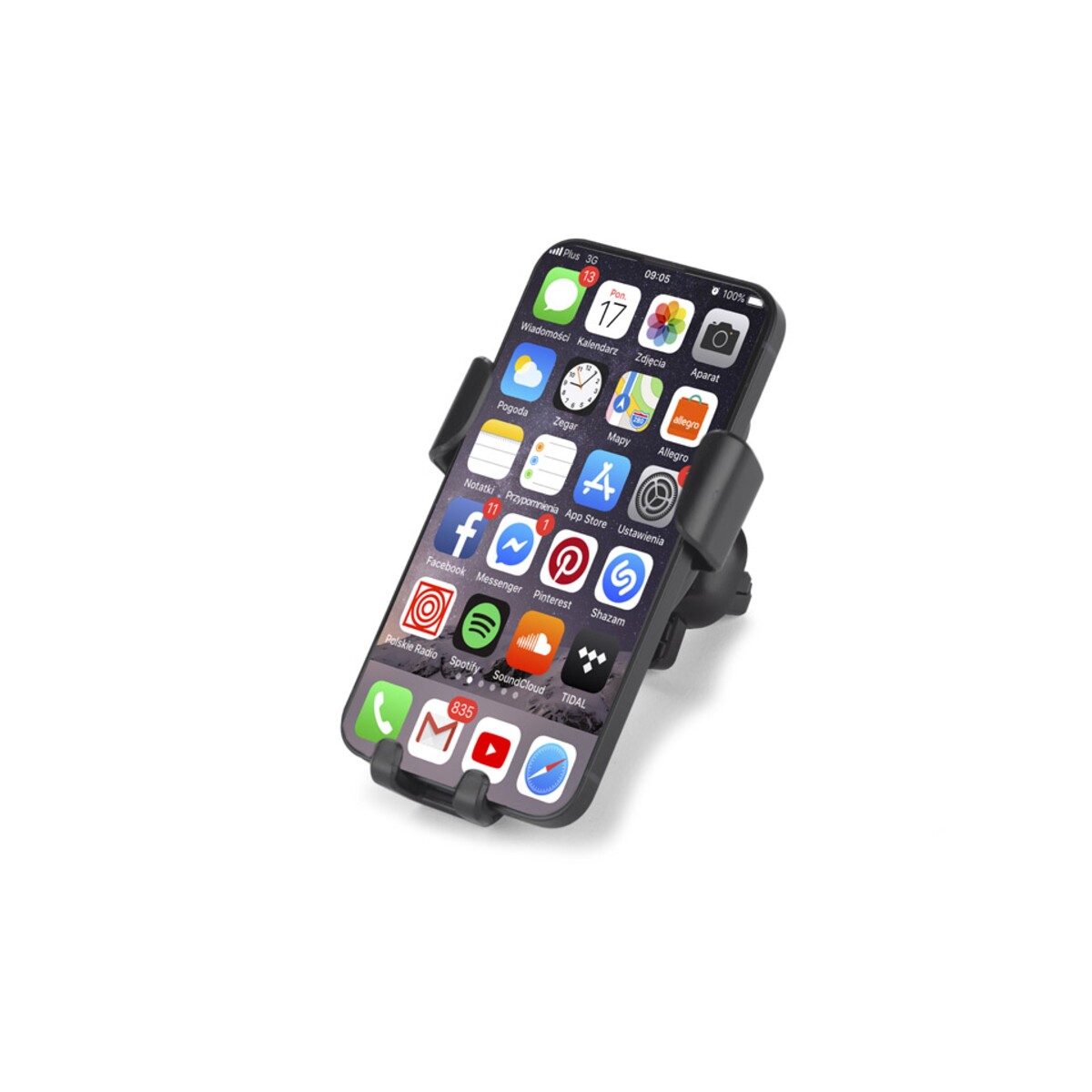 Uchwyt do telefonu z ładowarką indukcyjną GARI 15W USB-C 09178-02_d