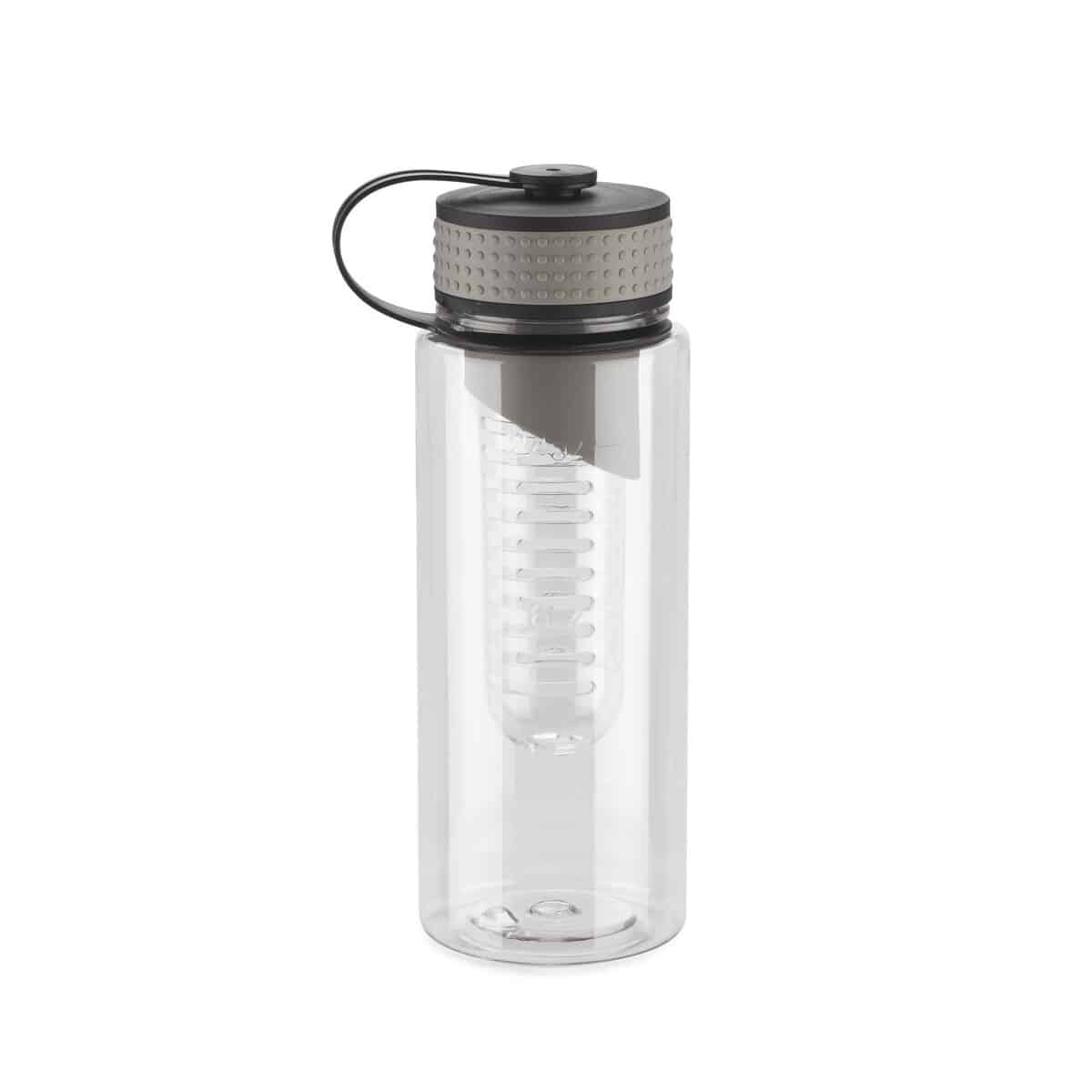 Bidon z wkładem na owoce FRUGT 800 ml - szary