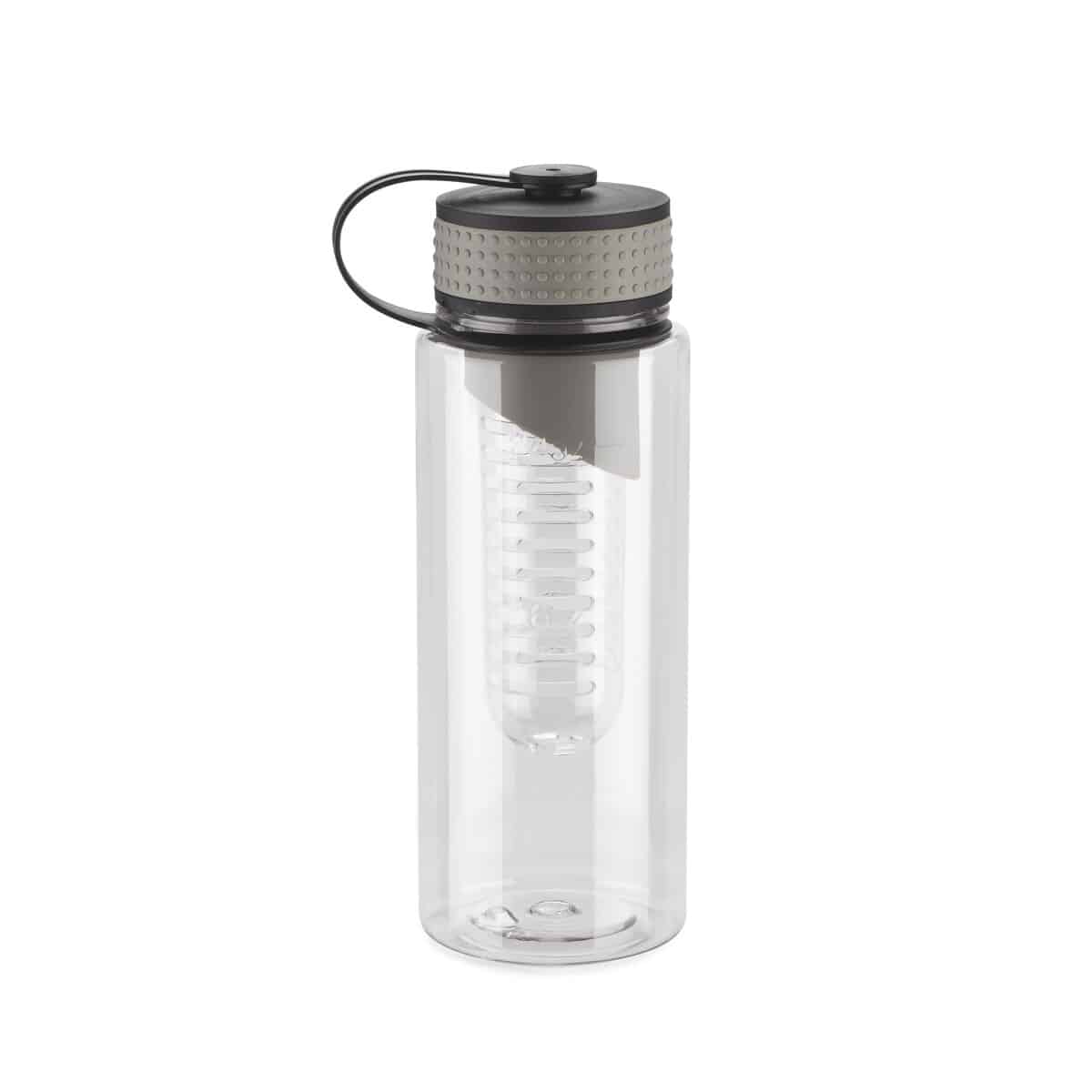 Bidon z wkładem na owoce FRUGT 800 ml - szary