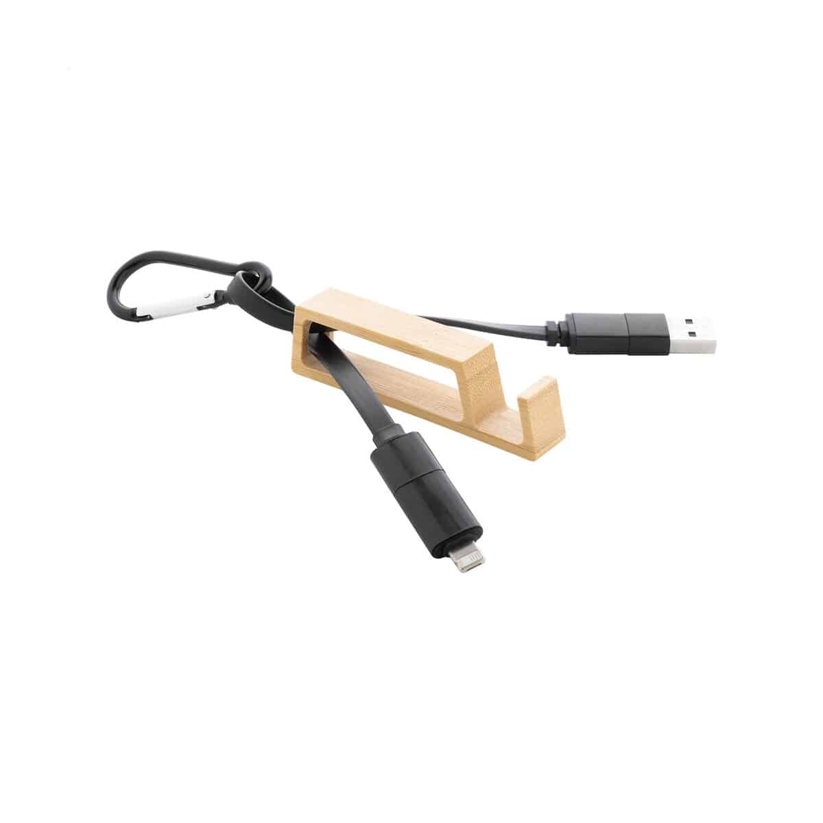 Boppy kabel USB do ładowania - czarny/naturalny