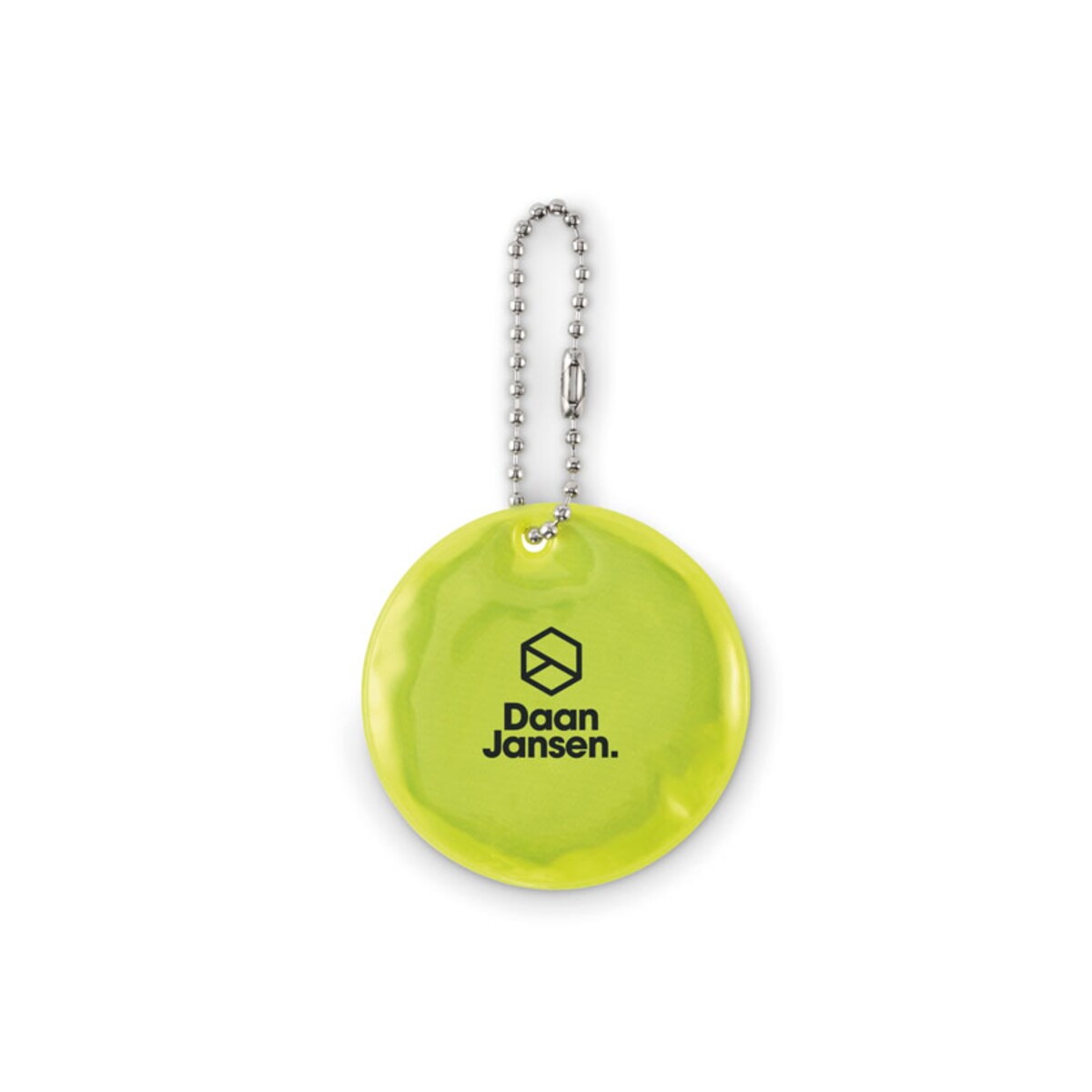 Okrągły brelok odblaskowy GRIN mo2884-70-print