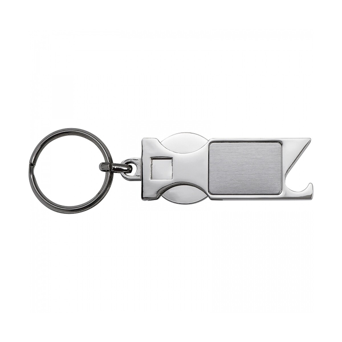 Brelok metalowy otwieracz do butelek z żetonem HILDE otwieracz-do-butelek-z-zetonem-9036707-6