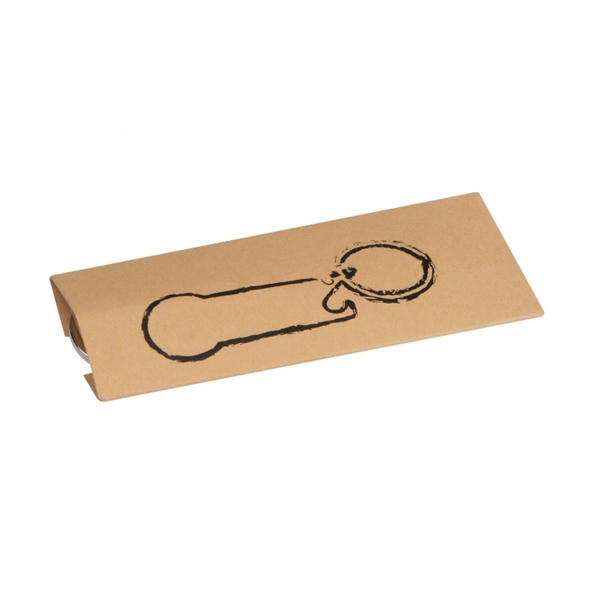 Brelok metalowy otwieracz do butelek z żetonem RODNEY brelok-z-zetonem-9158307-4