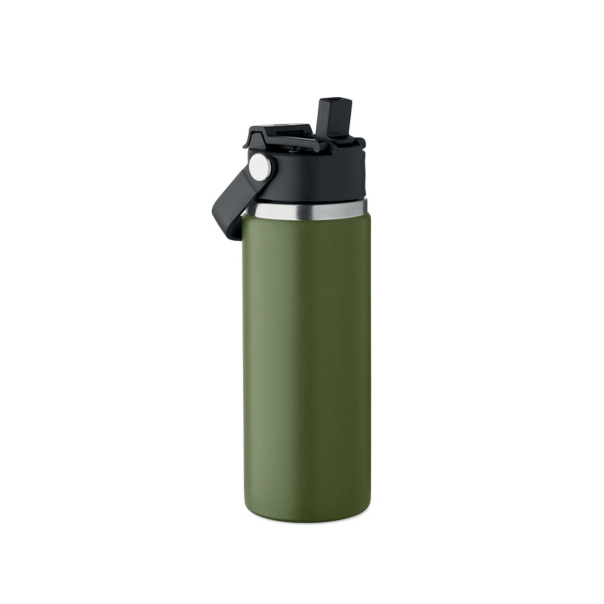 Butelka dwuścienna 500 ml SUMA GRIP - ciemnozielona