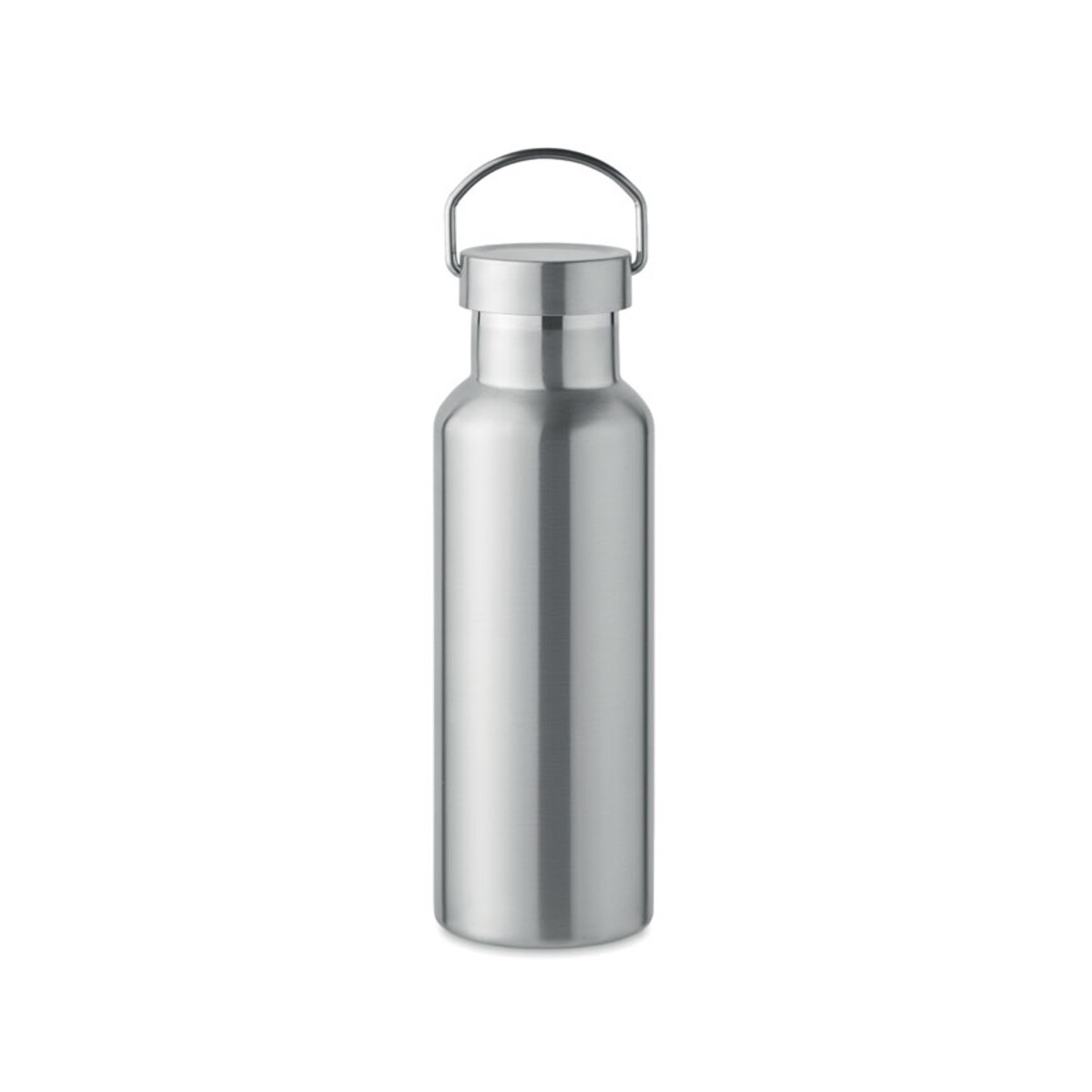 Butelka podwójna ścianka500 ml FLORENCE - srebrna