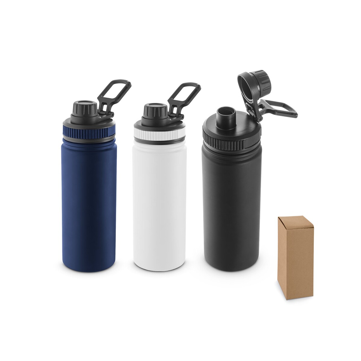 FEDERER. Butelka wykonana w 90% ze stali nierdzewnej pochodzącej z recyklingu 570 mL 94272_set