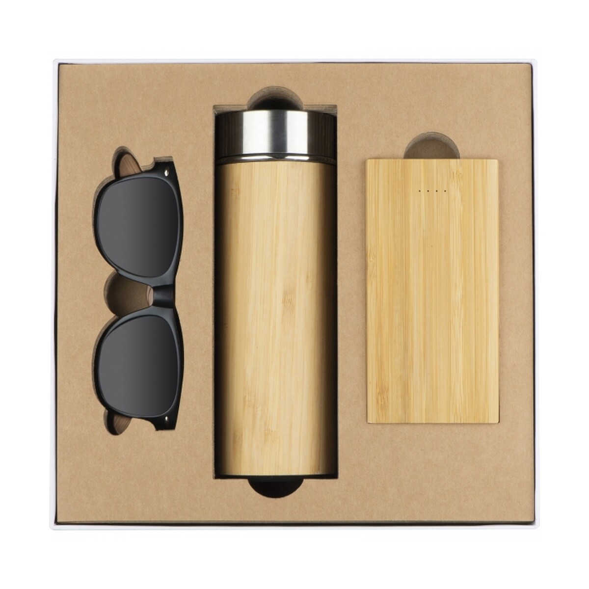 Zestaw butelka 350 ml, okulary, power bank 8000 mAh EMILIA zestaw-butelka-350-ml-okulary-power-bank-8000-mah-9242906-3