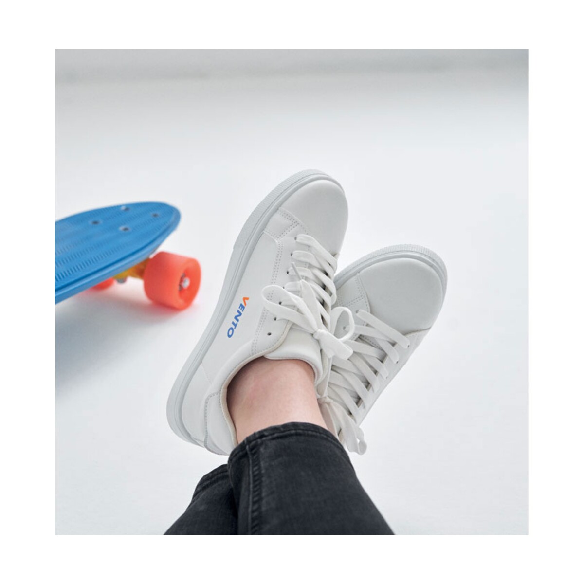 Trampki z PU rozmiar 46 BLANCOS mo2246-06-ambiant