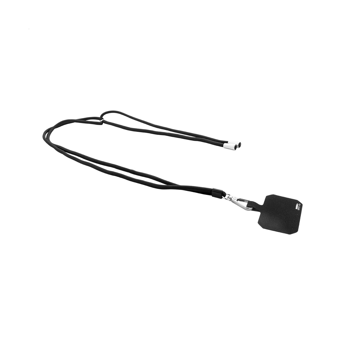Corphon smycz RPET z uchwytem na telefon - czarna
