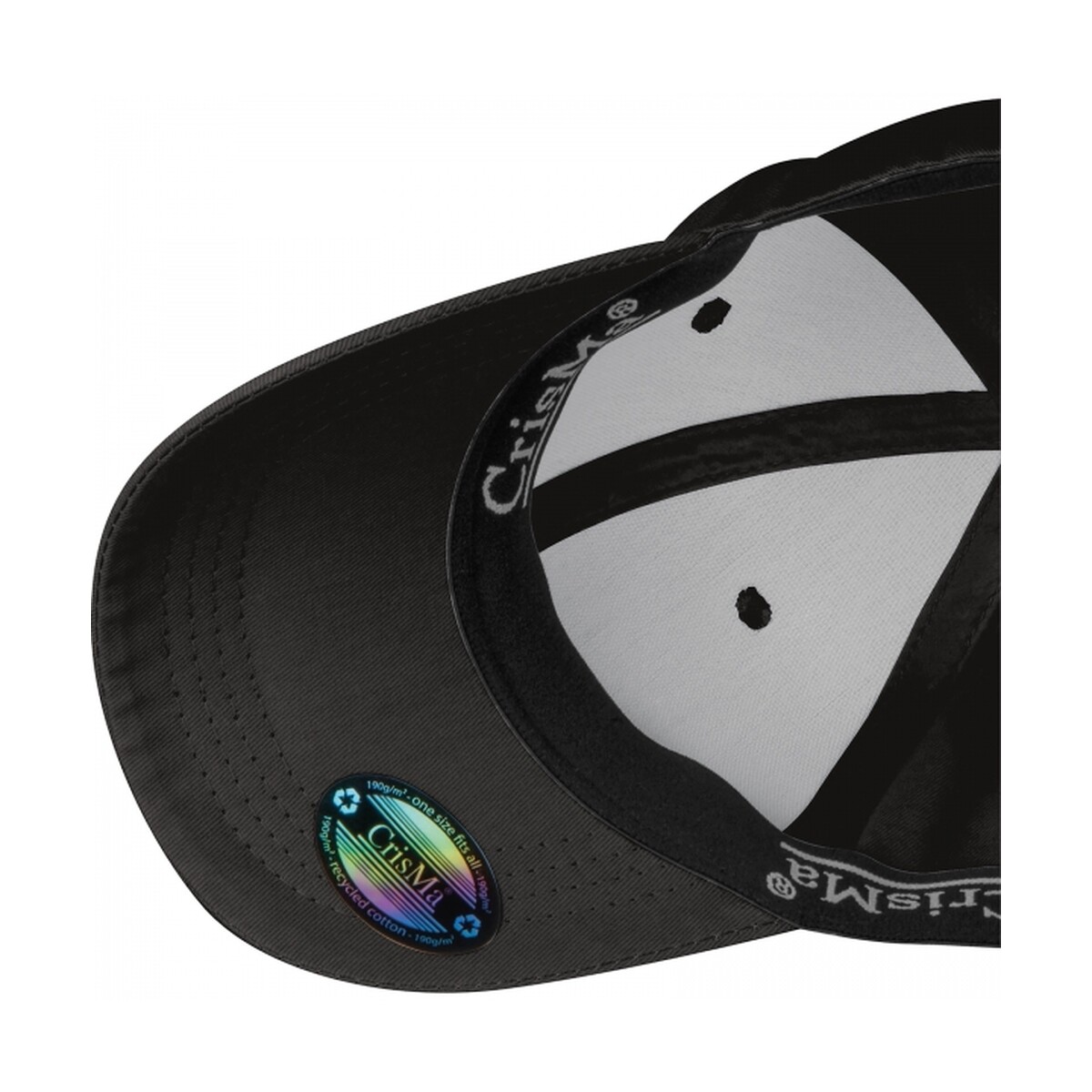 Czapka z daszkiem bawełniana 6 paneli CrisMa 190 g/m2 FRIEDA czapka-z-daszkiem-bawelniana-6-paneli-crisma-5379703-2