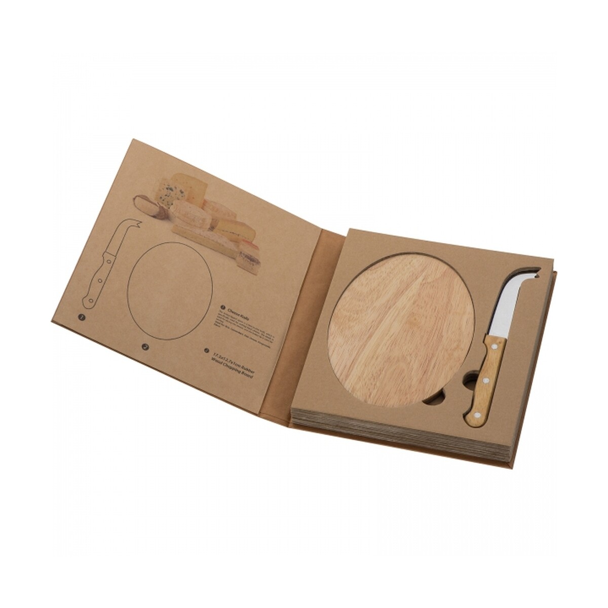 Deska do serów z nożem EMILIO deska-do-serow-z-nozem-8019113-2