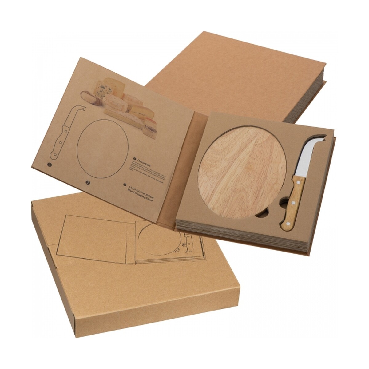 Deska do serów z nożem EMILIO deska-do-serow-z-nozem-8019113