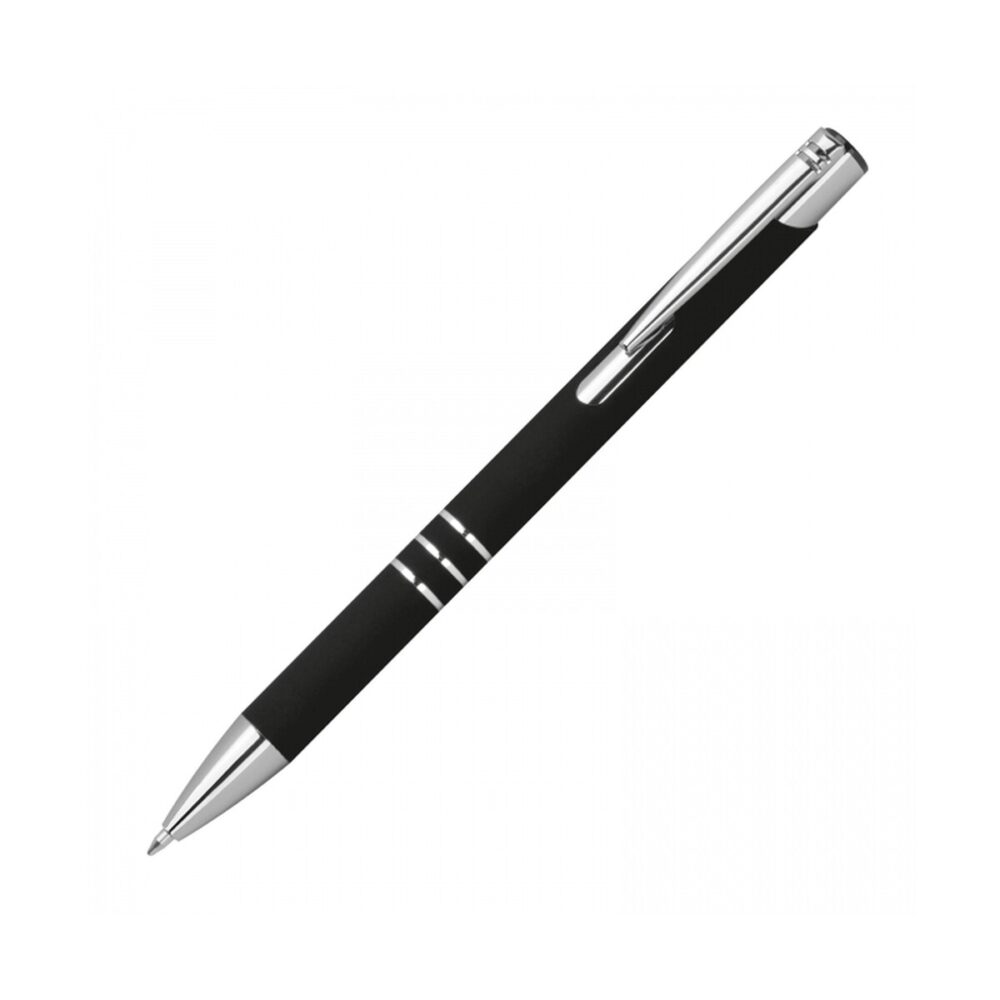 Długopis półżelowy soft touch z aluminium z recyklingu CONSTANZE dlugopis-aluminiowy-polzelowy-soft-touch-1399103