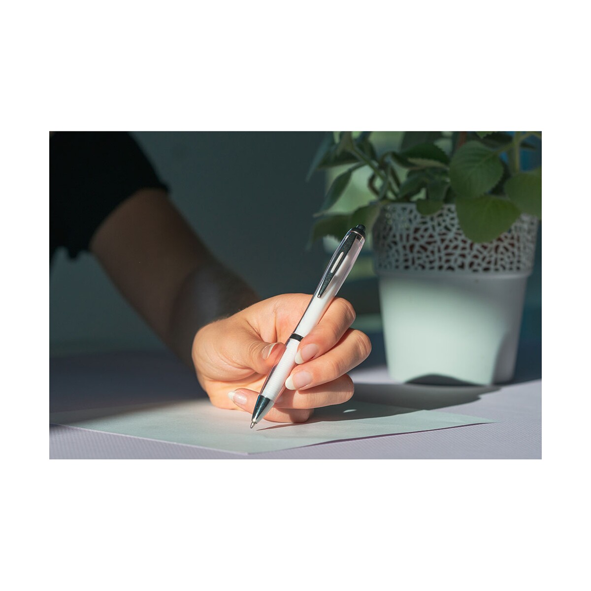 Długopis plastikowy transparentny JASMIN 1255266-7