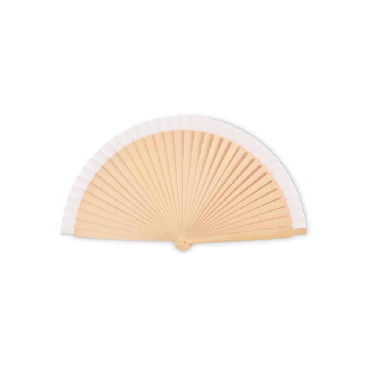 Drewniany wachlarz WOODFAN - biały