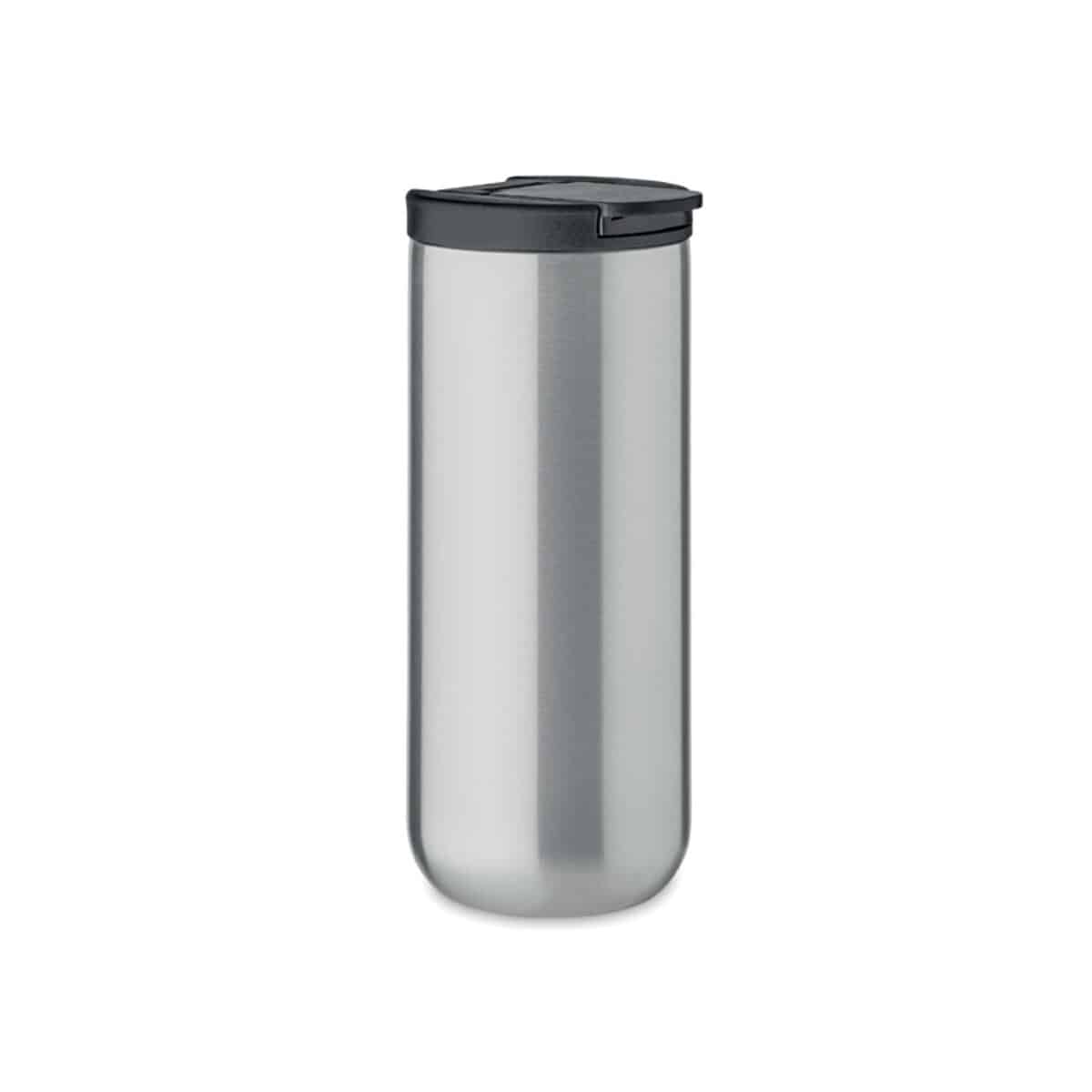 Dwuścienny kubek 330ml REDU - srebrny