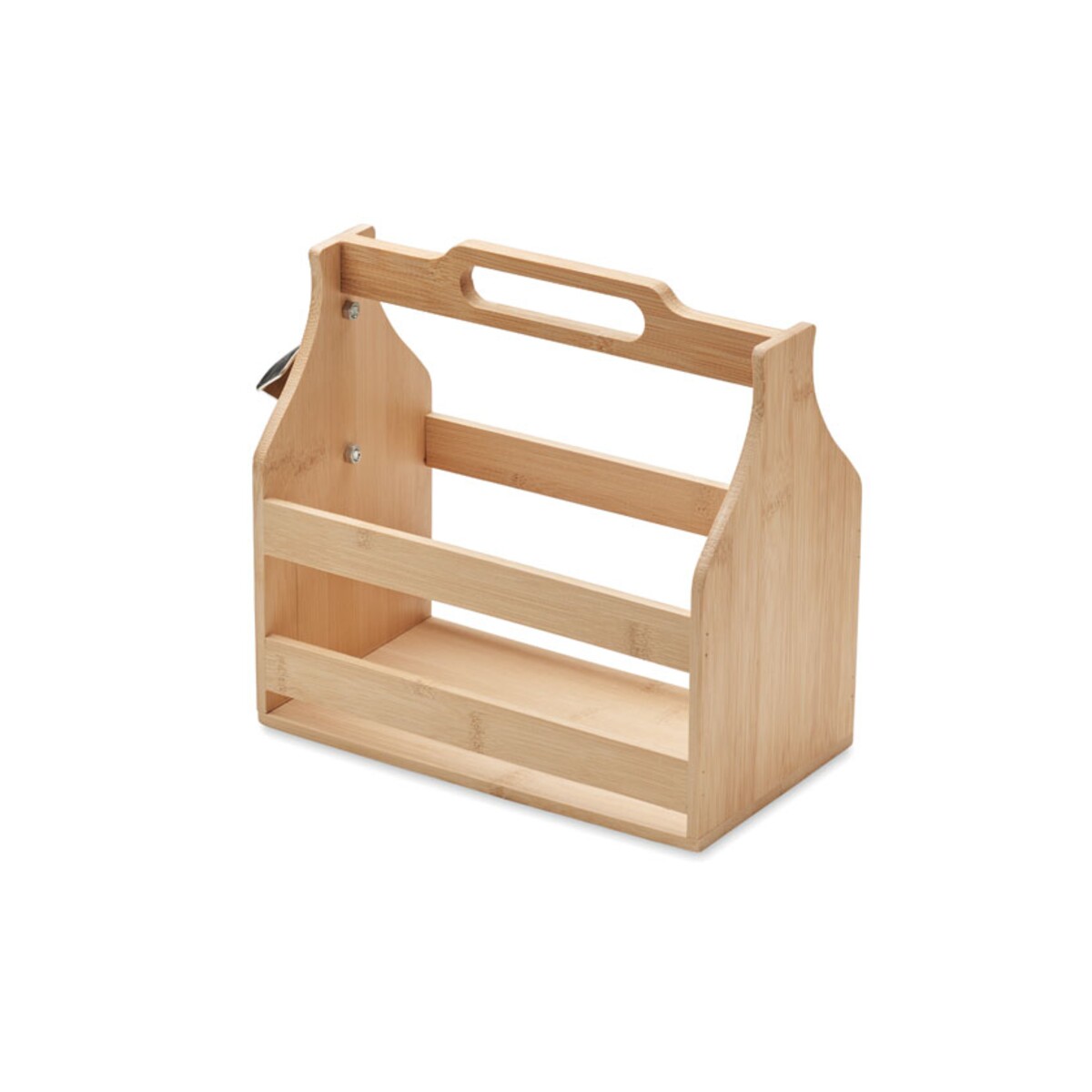 Skrzynka na 6 piw z bambusa CABAS mo2110-40-open