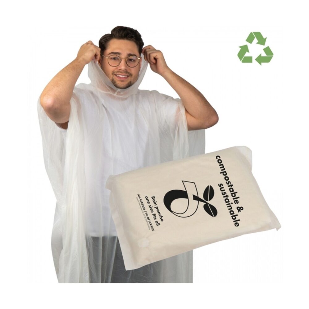 Poncho przeciwdeszczowe biodegradowalne DAVIDE poncho-przeciwdeszczowe-biodegradowalne-4188266