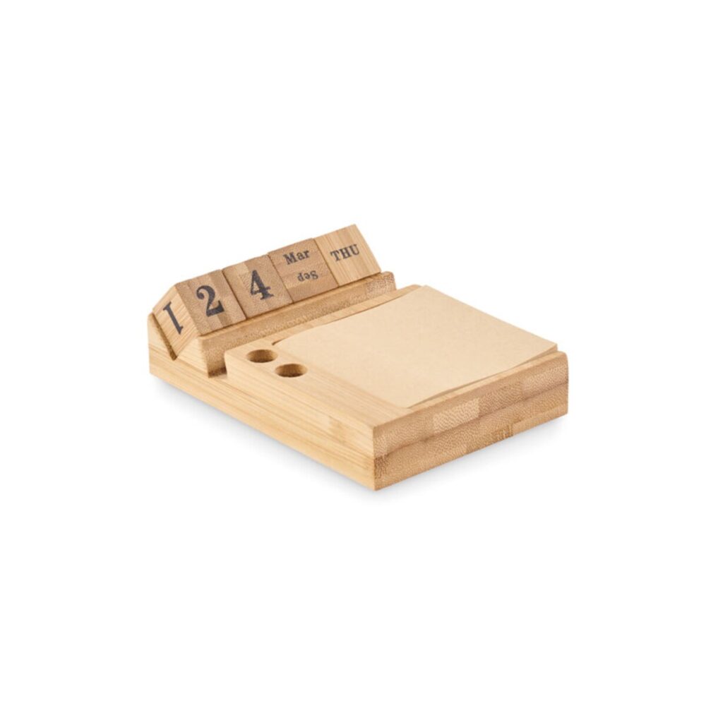 Bambusowy kalendarz biurkowy BOOTOP mo2250-40