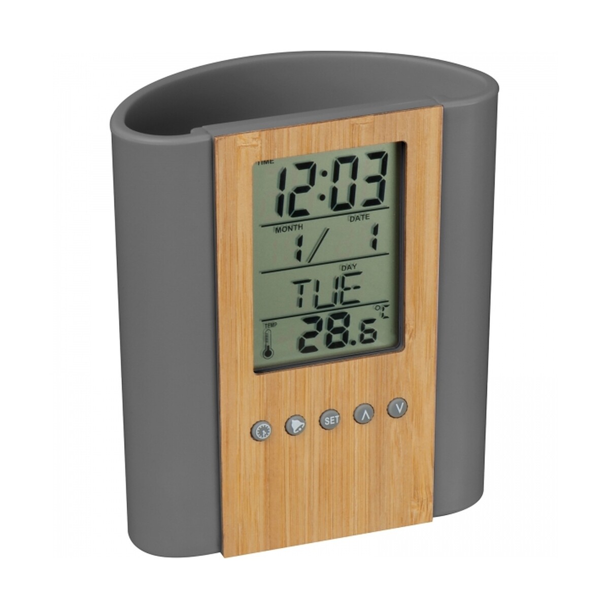 Stojak biurkowy z zegarem STEFANO stojak-biurkowy-z-zegarem-2256407