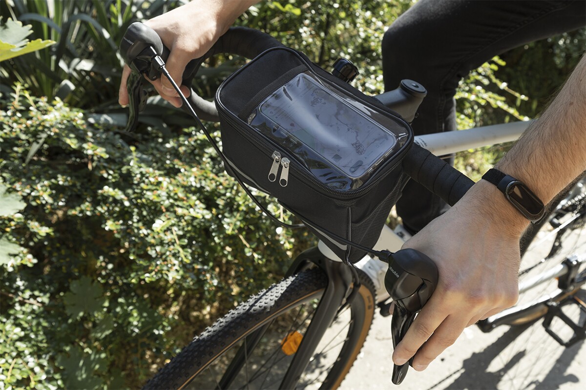 Velofon Plus Torba na telefon komórkowy do roweru RPET AP800047-10__DG2