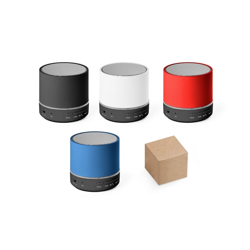 RE-PEREY. Przenośny głośnik 3W z baterią o żywotności 4h30m w ABS pochodzącego z recyklingu (100% rABS) 97176_set