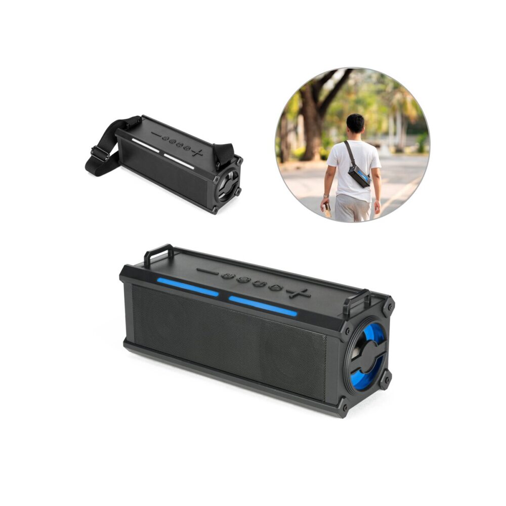 Timberlake. Przenośny głośnik 16 W z 6-godzinną żywotnością baterii z ABS 97212_set