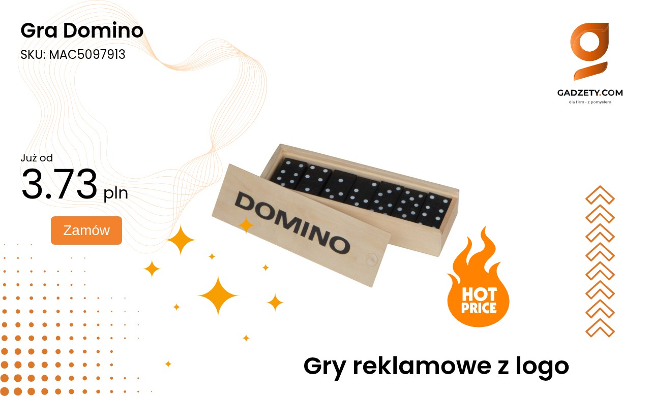 Gra Domino Zdjęcie gry Domino w opakowaniu