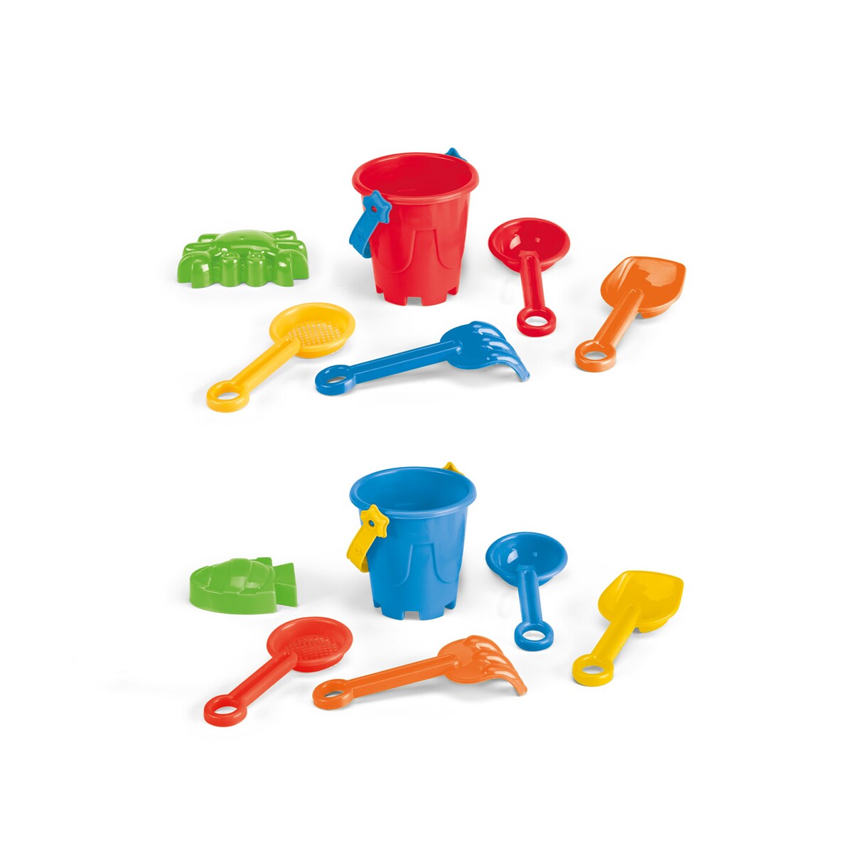 VALLARTA. Wiadro plażowe z PP z 5 akcesoriami 98161_set