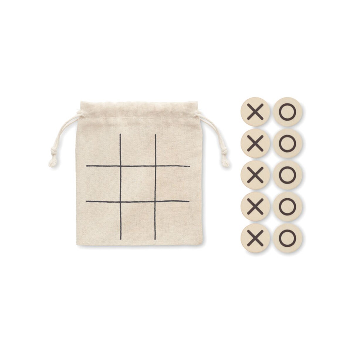 Drewniana gra kółko i krzyżyk TOPOS mo6954-13-side