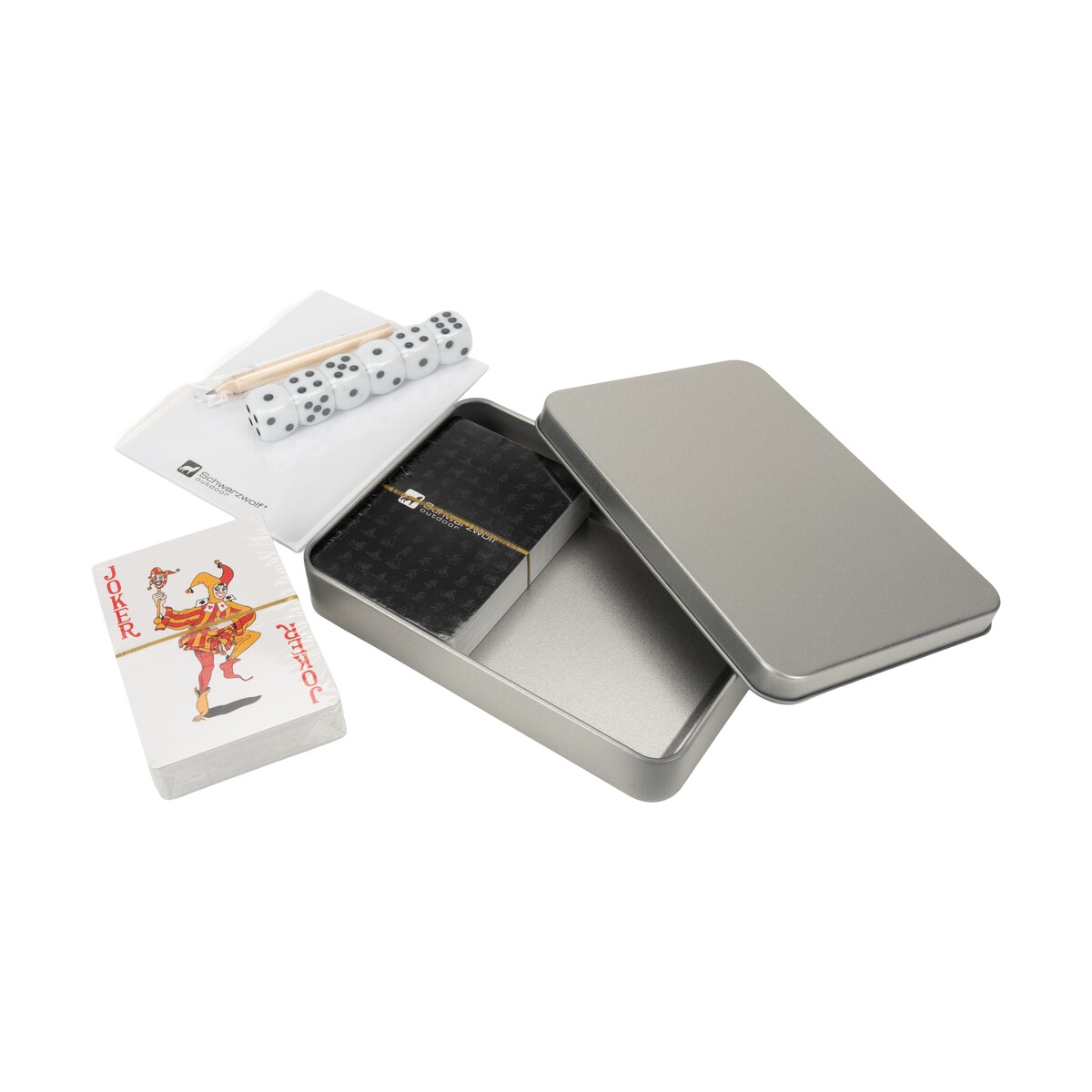 Zestaw do gry w karty i kości MURRAY Schwarzwolf zestaw-do-gry-w-karty-i-kosci-murray-schwarzwolf-f7003300aj307