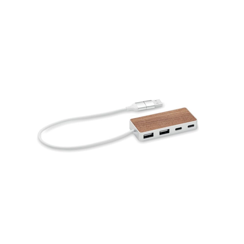 Hub USB 4 porty 27,5 cm UBAH mo2387-40