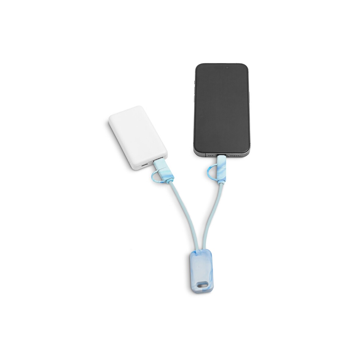 BERNERS. Superszybki kabel USB 6 w 1 wykonany w przetworzonego PET (100% rPET) 97191_100-b