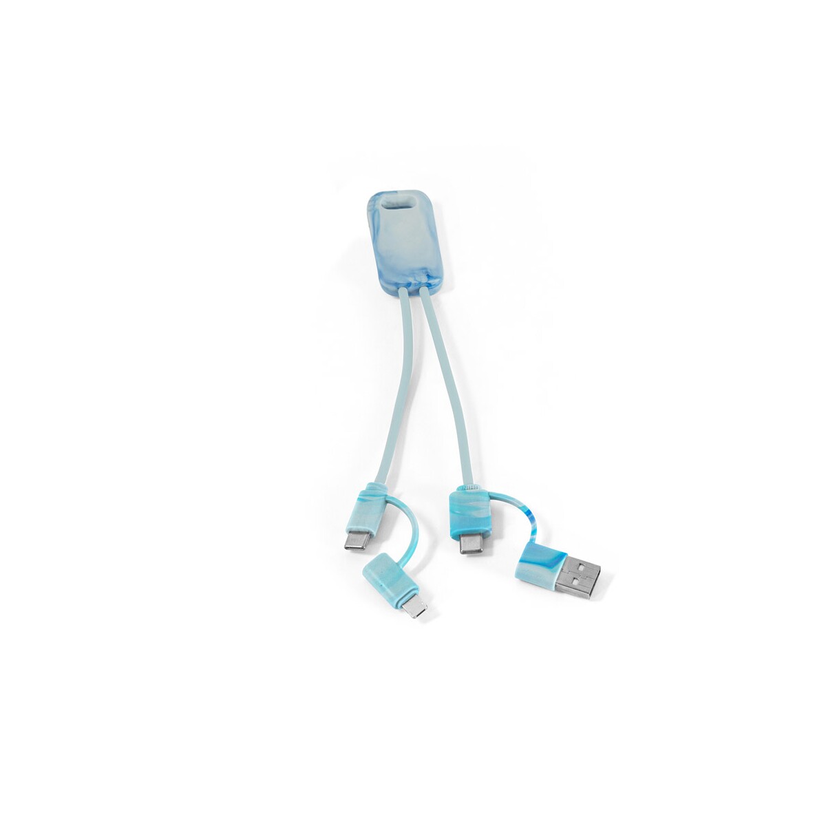 BERNERS. Superszybki kabel USB 6 w 1 wykonany w przetworzonego PET (100% rPET) 97191_100