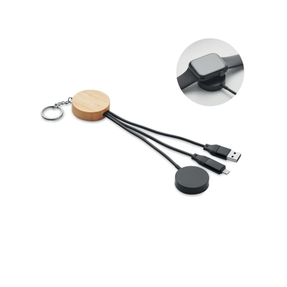 Brelok z kablem 4 w 1 60W BULE mo2451-03