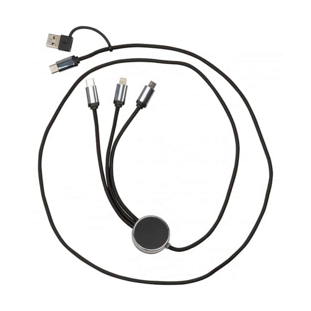 Kabel do ładowania 4w1, podświetlany INGE kabel-do-ladowania-3w1-podswietlany-3494503