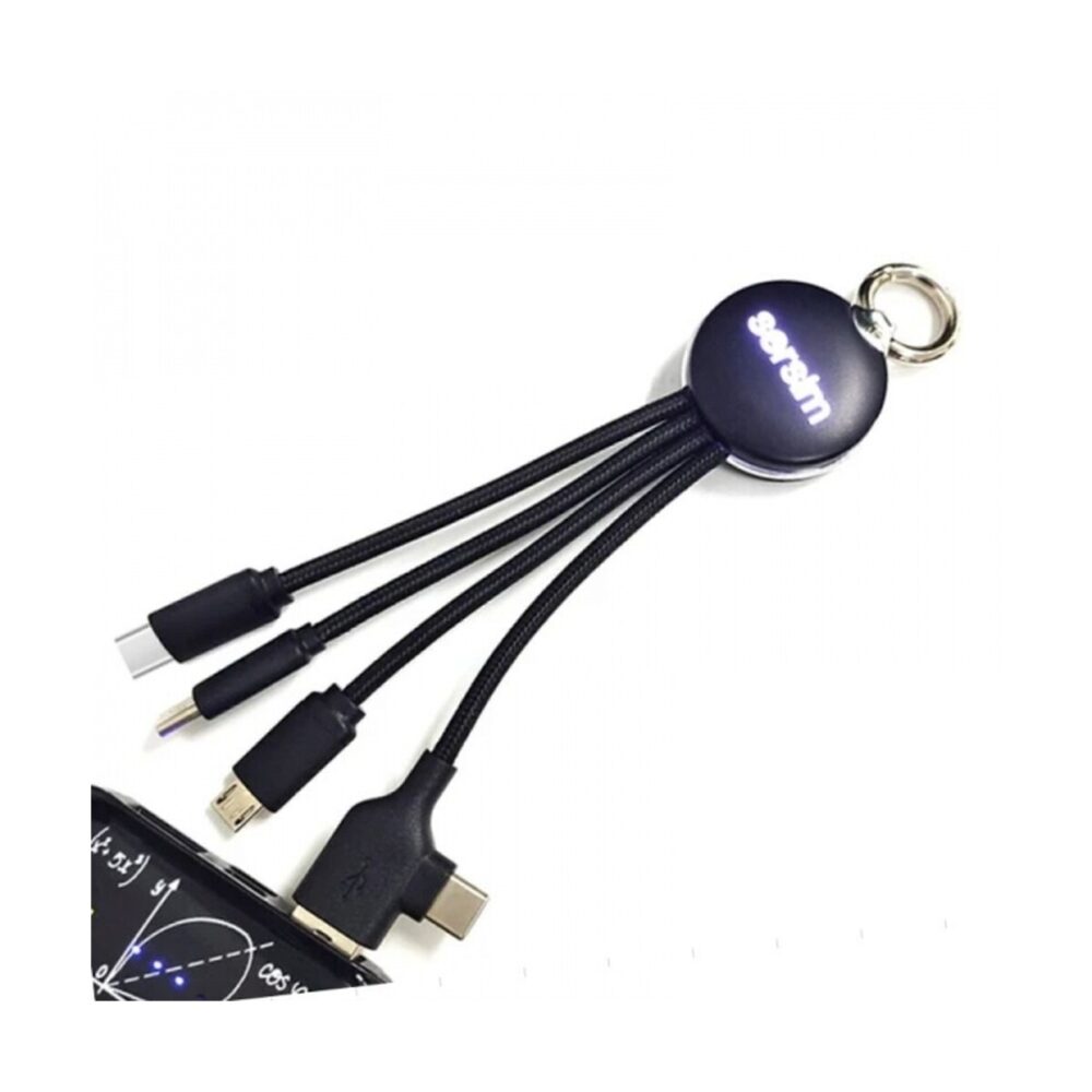 Kabel z podświetlanym logo 4w1, RXD-368 kabel-z-podswietlanym-logo-4w1-rxd-368-eg059903