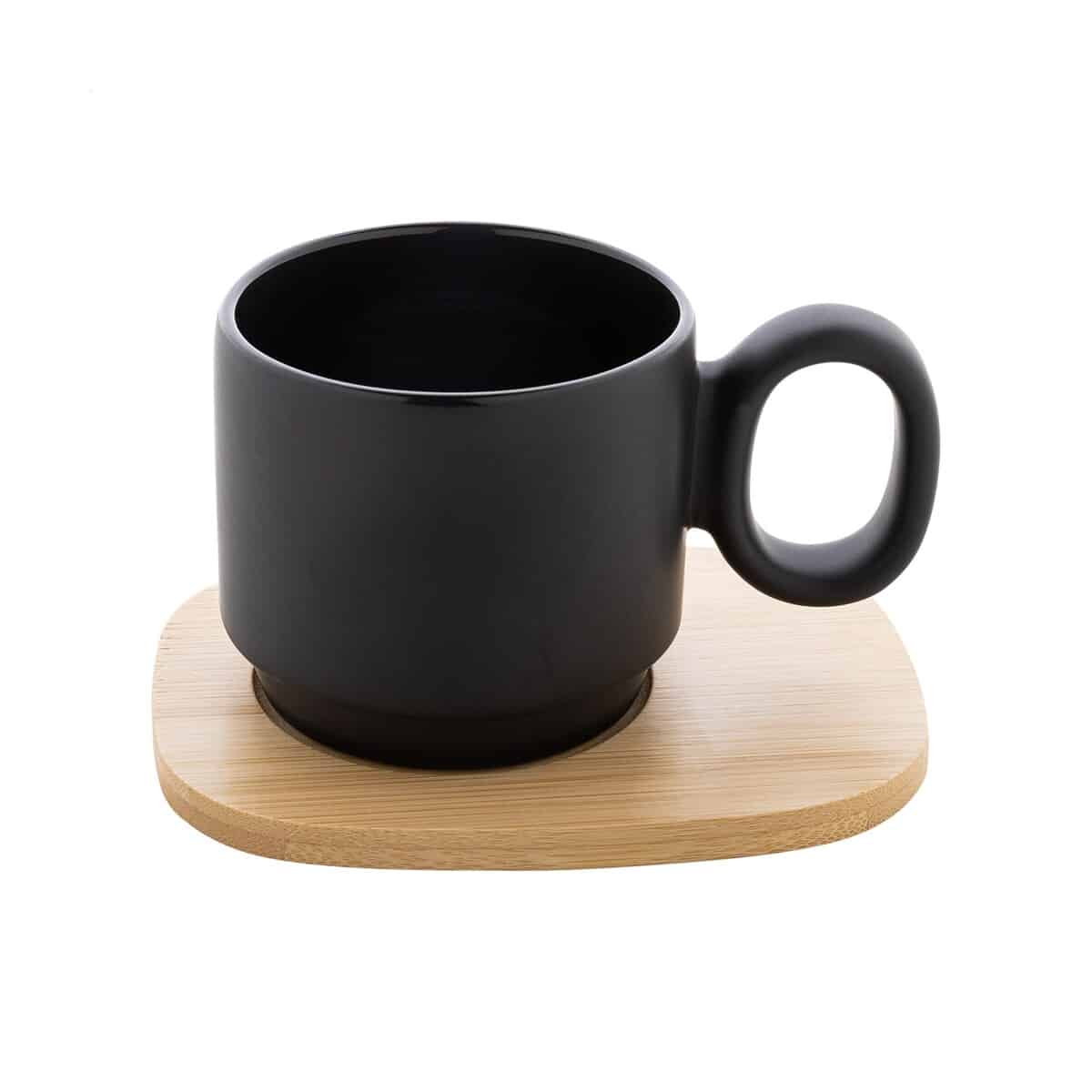 Kaguya kubek ceramiczny - czarny