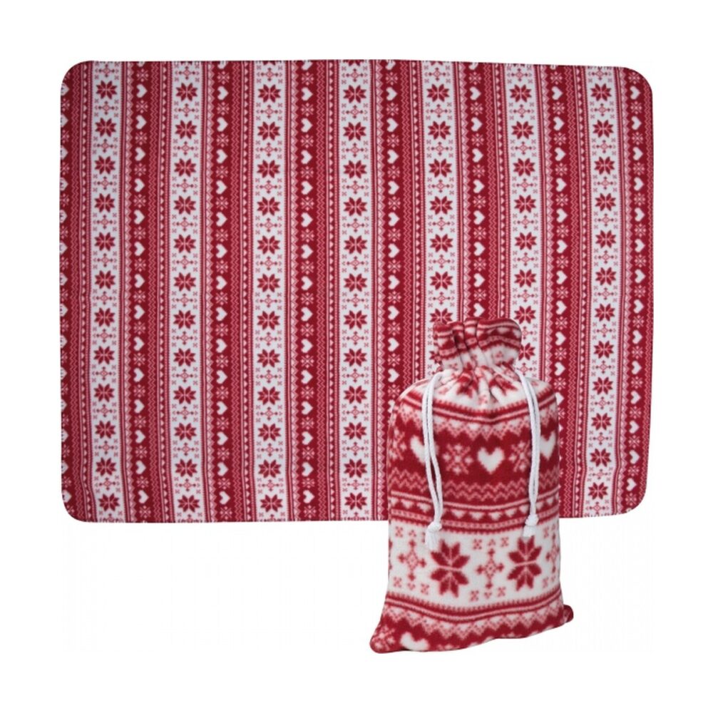 Koc z polaru świąteczny 200g/m² MARIANNE koc-z-polaru-swiateczny-6316905