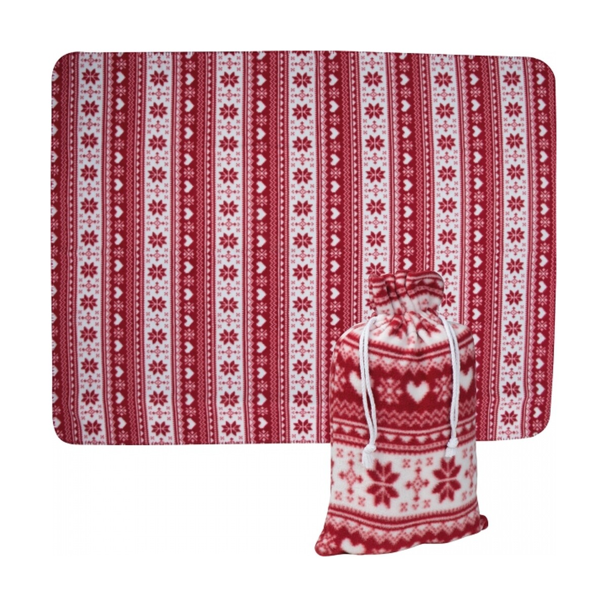 Koc z polaru świąteczny 200g/m² MARIANNE koc-z-polaru-swiateczny-6316905