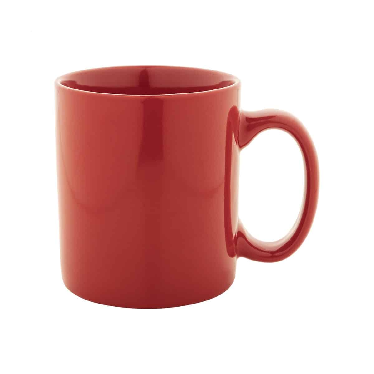 Kolomu kolorowy ceramiczny kubek - czerwony