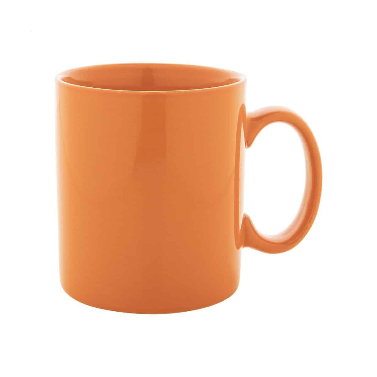 Kolomu kolorowy ceramiczny kubek - pomarańczowy