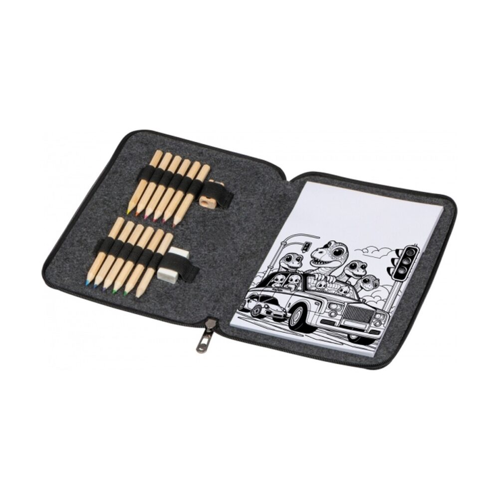 Kolorowanka z kredkami drewnianymi 12 kolorów FRITZ kolorowanki-2437877-3