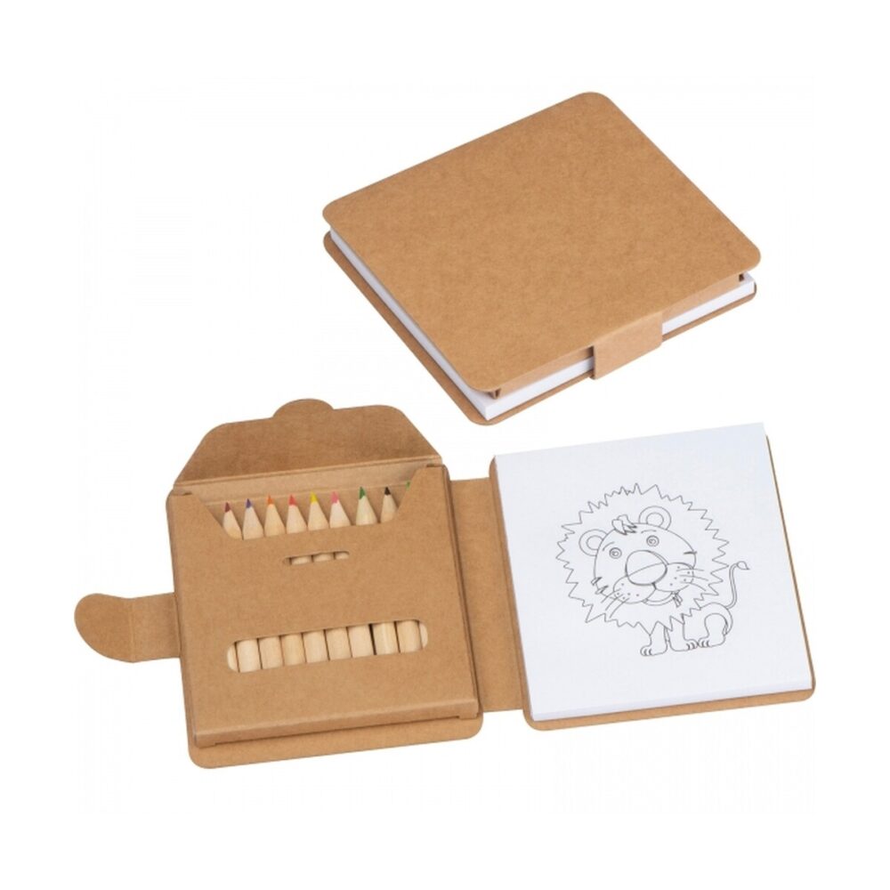 Kolorowanka z kredkami drewnianymi 12 kolorów RUFIN kolorowanka-z-kredkami-drewnianymi-12-kolorow-2359013